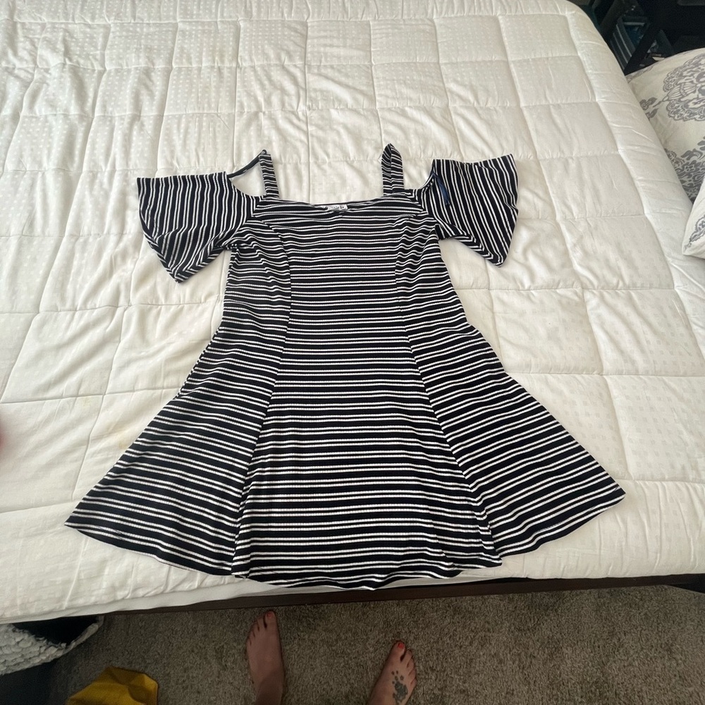Love Riche a-line striped dress